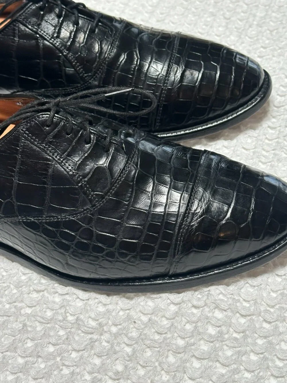 Allen Edmonds Special Addition Authentic Alligator Dress Shoes